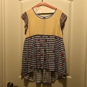 Matilda Jane On My Mind summer shirt, worn once